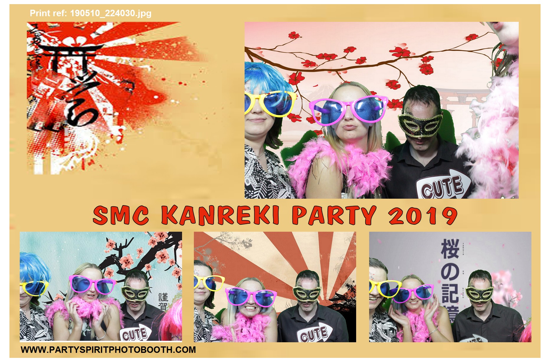 60th Japanese Theme Event | View more photos from the event at gallery.partyspiritphotobooth.com/u/PartySpiritPhotoBooth/60th-Japanese-Theme-Event